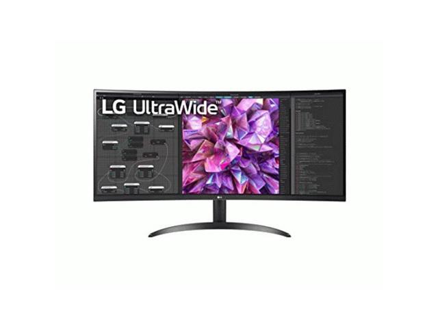 LG 34BQ60QC-B 34' UW-QHD Curved Screen LCD Computer Monitor - 21:9 - 34' Class - In-plane Switching (IPS) Technology - 3440 x 1440 - HDMI -...