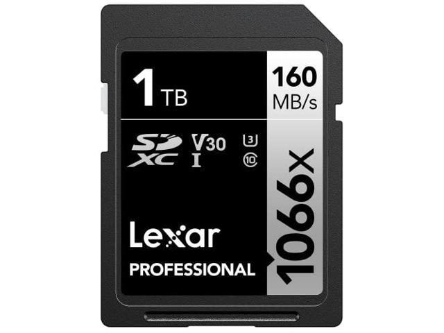 Lexar Professional SDXC Memory Card, 1066x 1TB, Class 10, UHS-I, U3