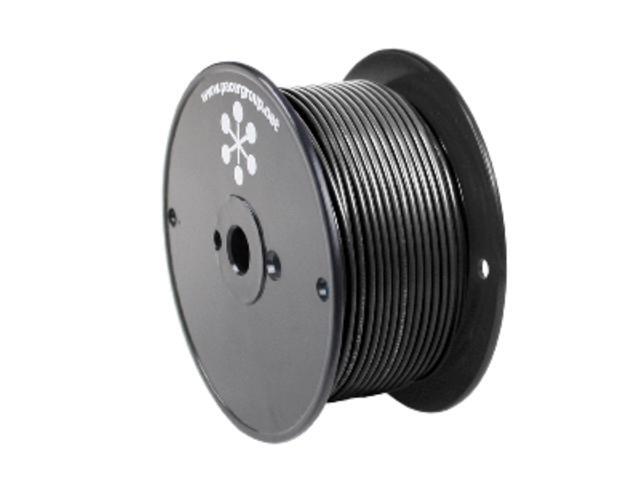 Pacer Black 8 AWG Primary Wire - 250'