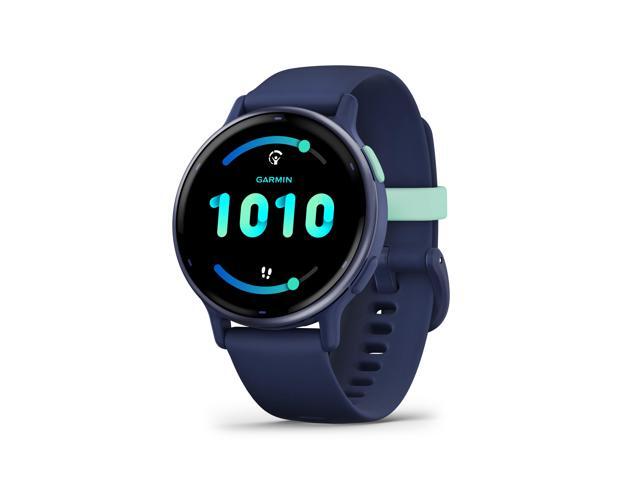 Garmin - vívoactive 5 GPS Smartwatch 42 mm Fiber-reinforced polymer - Metallic Navy Aluminum and  Navy - (2023) - image 5