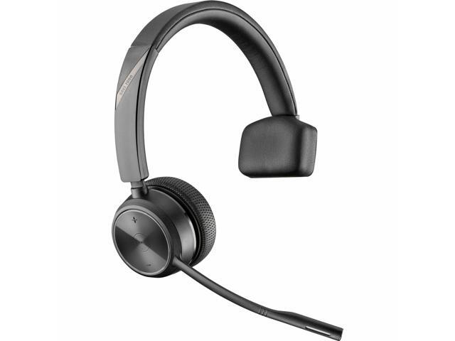 Poly Savi 7210 Office Headset - Mono - Wireless - DECT 6.0 - 393.7 ft - On-ear - Monaural - Ear-cup - Noise Cancelling, Omni-directional Microphone...