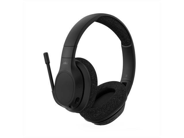 Belkin - SoundForm Adapt Wireless Over-Ear Headset for Work, Play, & Travel with Boom Mic for iPhone, PC, Mac, and More - Black - image 3