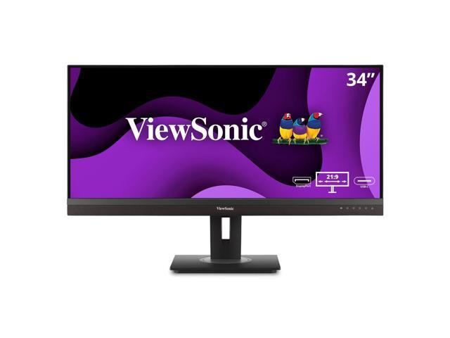 ViewSonic - VG3456A 34" IPS LCD UltraWide QHD Monitor (HDMI, DP, USB-C) - Black - image 9