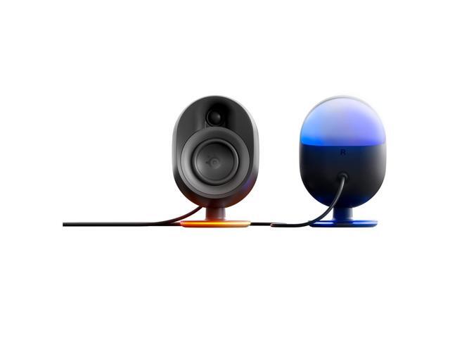 SteelSeries - Arena 9 5.1 Bluetooth Gaming Speakers with RGB Lighting (6 Piece) - Black - image 9
