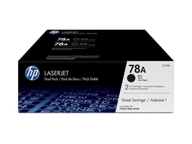 HP 78A (CE278AD) Toner Cartridge 2100 Page Yield; Black