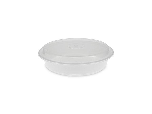Pactiv Corporation Pactiv Evergreen VERSAtainers 48 oz. 9 x 9 x 2.38 White/Clear