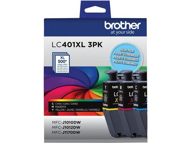 Brother - LC401XL 3PK High-Yield 3-Pack Color Ink Cartridges - Cyan/Magenta/Yellow - image 12