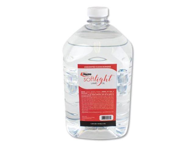 Sterno Soft Light Liquid Wax Lamp Oil Clear Gallon 4 per Carton (STE30644)