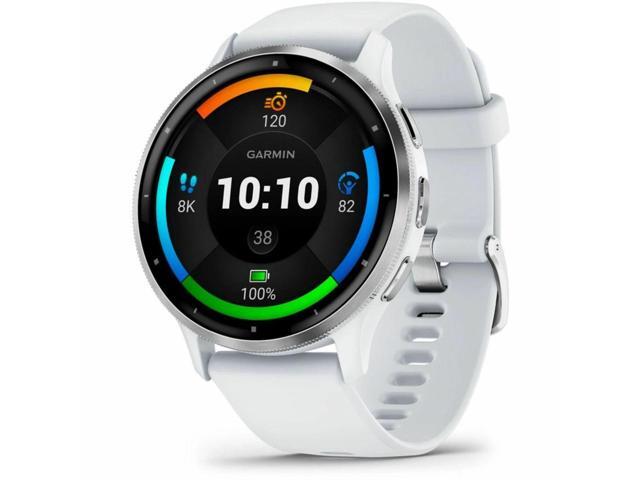 Garmin - Venu 3 GPS Smartwatch 45 mm Fiber-reinforced polymer - Stainless Steel and Whitestone - (2023) - image 5