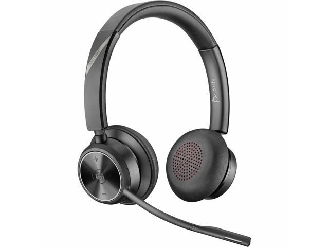 Poly Savi 7300 Office Headset - Stereo - Wireless - DECT 6.0 - 590 ft - 20 Hz - 20 kHz - Over-the-head - Binaural - Ear-cup - Noise Cancelling...
