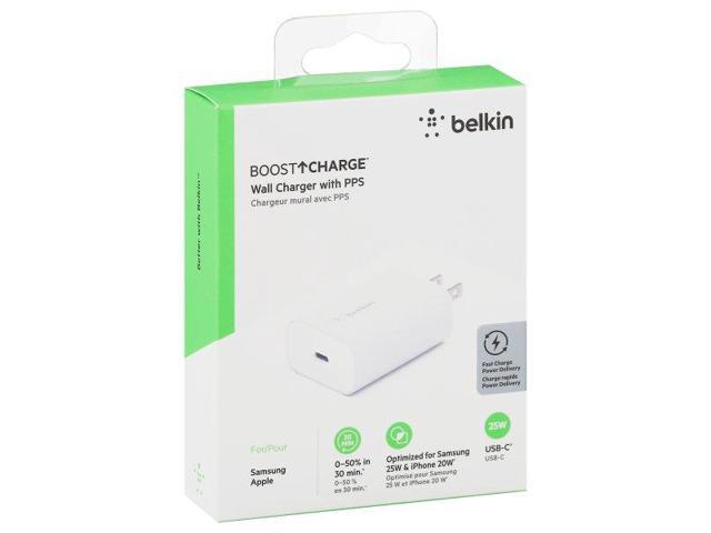 Belkin - USB-C PD 3.0 PPS Wall Charger 25W - White - image 10