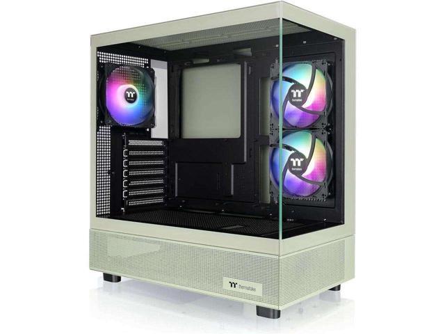 Thermaltake - View 270 Plus TG ARGB Mid Tower E-ATX PC Case - Matcha Green - image 8