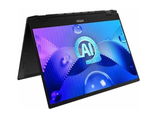 MSI - Summit E16 AI Evo A1M 2-in-1 16" Touch Screen Laptop - Intel Core Ultra 7 with 32GB Memory - 1 TB SSD - Ink Black, Black - image 9