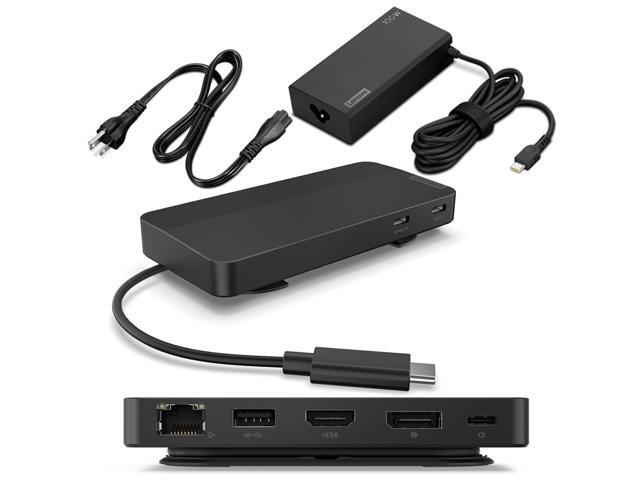 Lenovo USB-C Dual Display Travel Dock with Adapter