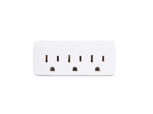 CyberPower GT3W Straight 3 Outlet Adapter White