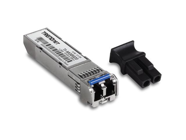 TRENDnet TI-MGBS20, 1000Base-LX Industrial SFP Single- Mode LC Module (20km), Lifetime Protection