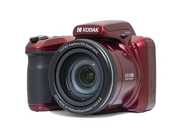 Kodak PIXPRO AZ405 20.7 Megapixel Compact Camera - Red - 1/2.3' BSI CMOS Sensor - Autofocus - 3'LCD - 40x Optical Zoom - 4x Digital Zoom - Optical...
