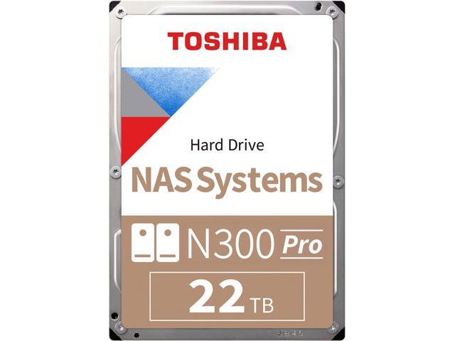 Toshiba N300 Pro SATA III 3.5' Internal NAS 22TB Hard Drive #HDWG62CXZSTB