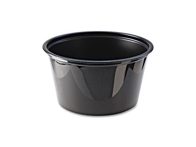 Fabri-Kal 4oz Polystyrene Portion Cup Black 2500Ct 9505145