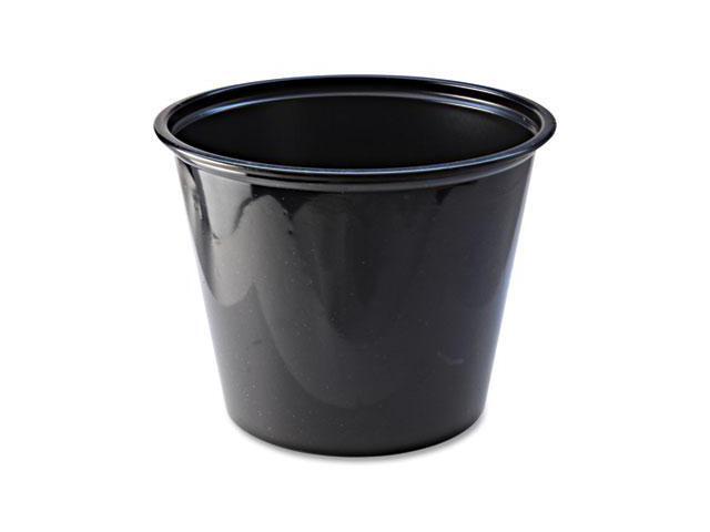 Fabri-Kal 5.5oz Polystyrene Portion Cup Black 2500Ct 9505146