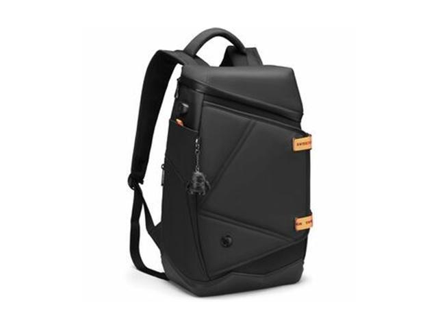 Swissdigital Design - SEON L+ TSA-Friendly Backpack With USB Charging Port RFID Protection and Fits Up to 16″ Laptop - Black - image 9