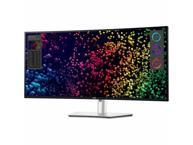 Dell - UltraSharp 39.7" IPS LED Curved 120Hz Monitor with HDR (USB, HDMI) - Black, Silver, Dual Color - image 3