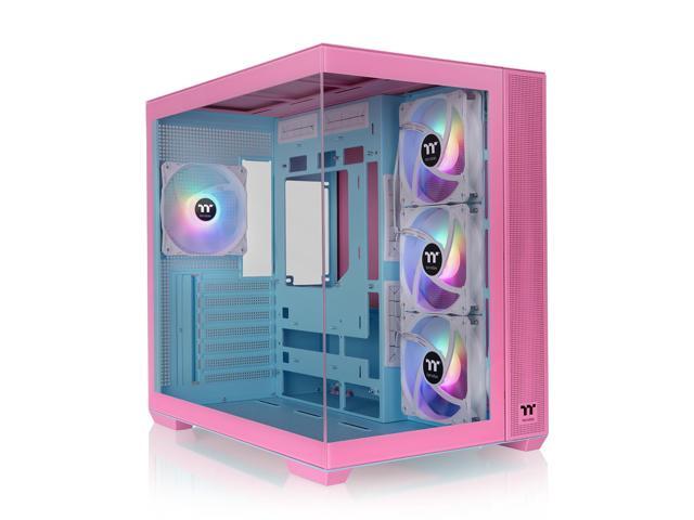 Thermaltake - View 380 TG ARGB ATX Mid-Tower PC Case - Bubble Pink - image 9