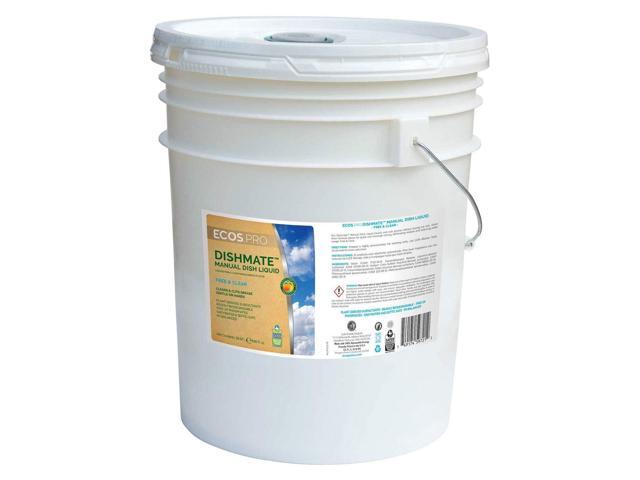 ECOS PL9721/05 Liquid Dish Soap, 5 gal, Bucket, Concentrated, Unscented