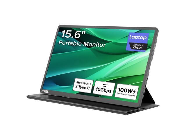 Plugable USB-C Portable Monitor 15.6 Inch, 100W Pass-Through Charging - for Your Laptop, Smartphone or Tablet - image 12