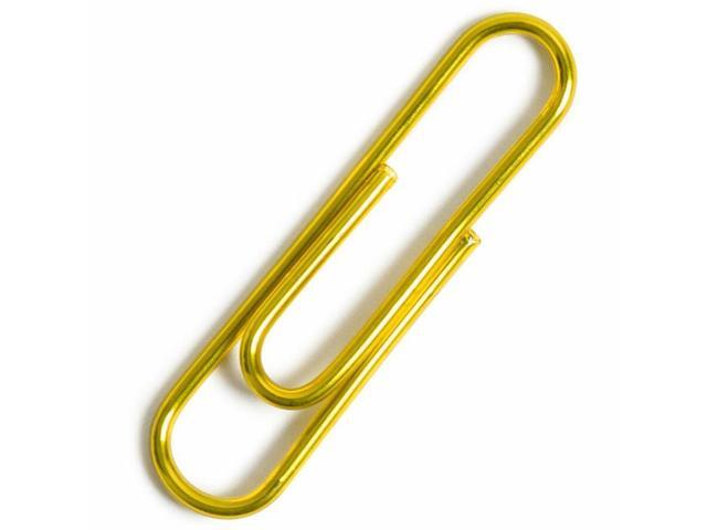 U Brands Paper Clips, Medium, Gold, 1,000/Pack (UBR3619U0624)