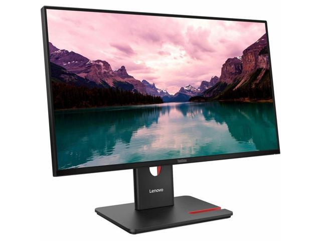 Lenovo - ThinkVision 23.8" IPS LED FHD 48hz - 120hz Monitor (HDMI, USB, DP, VGA) - Eclipse Black - image 10