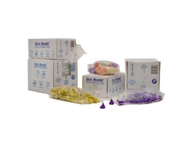 Inteplast Group Get Reddi Bread Bag 5 x 4-1/2 x 18 0.75 Mil Large Cap. Clear 1000/Carton PB050418