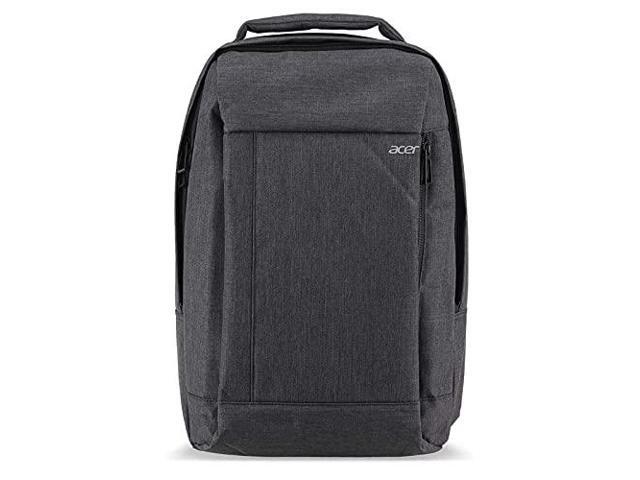 acer travel backpack (gray), up to 15.6' notebook and 10' tablet, with interior and exterior pockets