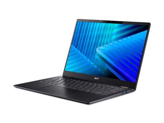 Acer - TravelMate P6 14 AI P614-54 14" IPS LCD 2880 x 1800 (WQXGA+) Laptop - Intel Core Ultra 7 with 32GB Memory - 1 TB SSD - Black - image 9