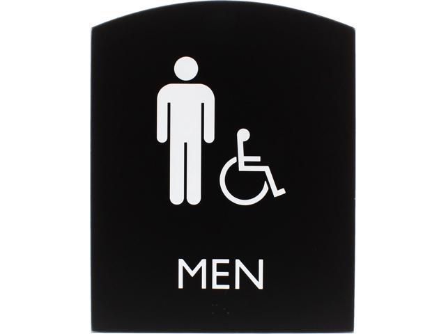Lorell Sign, Men, 6-4/5'Wx8-1/2'Lx4/5'H, Black (LLR02677)