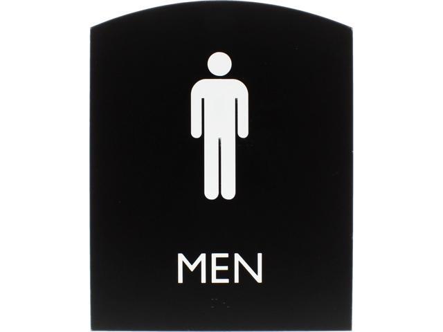Lorell Sign, Men, 6-4/5'Wx8-1/2'Lx4/5'H, Black (LLR02676)