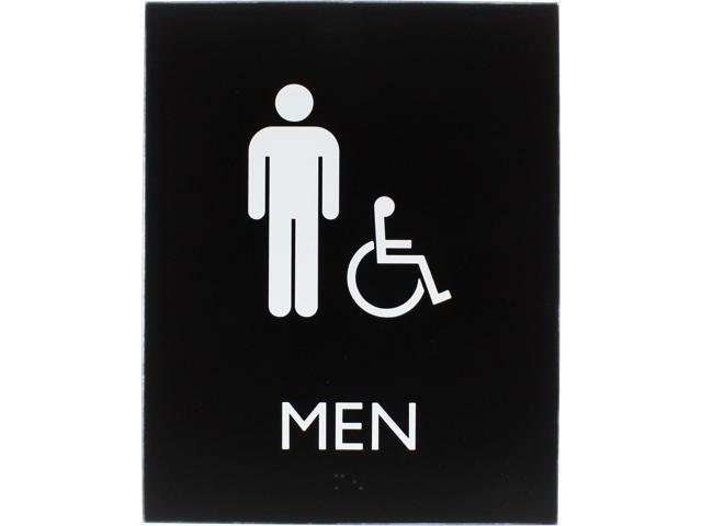 Lorell Sign, Men, 6-4/10'Wx8-1/2'Lx4/5'H, Black (LLR02668)