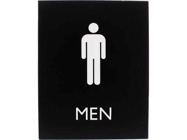 Lorell Sign, Men, 6-4/10'Wx8-1/2'Lx4/5'H, Black (LLR02667)