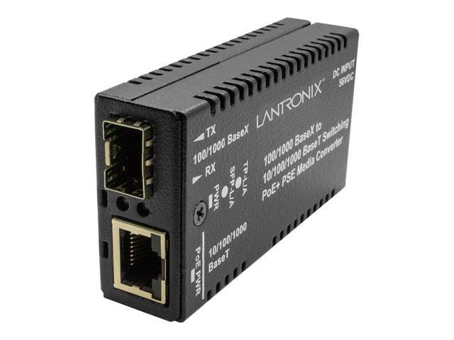 Lantronix M/GE-PSW-PSE-01 Transceiver/Media Converter MGEPSWPSE01NA