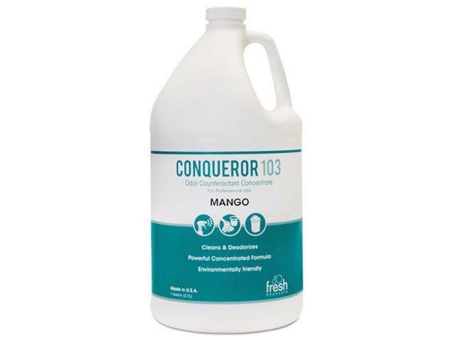 Conqueror 103 Odor Counteractant Concentrate, Mango, 1gal, 4/Carton FRS1WBMG