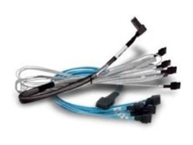 Broadcom - SAS internal cable - Slim SAS (SFF-8654) (M) to Mini SAS HD (SFF-8643) - 1 m