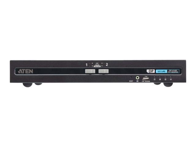 ATEN 2-Port USB DisplayPort Secure KVM Switch with CAC (PSD PP v4.0 Compliant) - 2 Computer(s) - 1 Local User(s) - 3840 x 2160 - 50 Hz, 60 Hz - 7x...