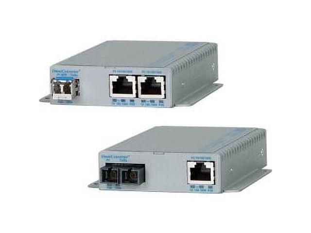 Omnitron Systems OmniConverter GPoE+/SE 9499-0-21W Transceiver/Media Converter
