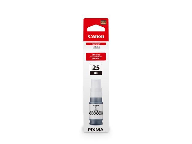 Canon GI-25 Genuine Black Ink Bottle, Compatible with Megatank GX2020, and GX1020 Printers