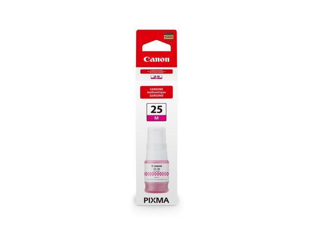 Canon GI-25 Genuine Magenta Ink Bottle, Compatible with Megatank GX2020, and GX1020 Printers