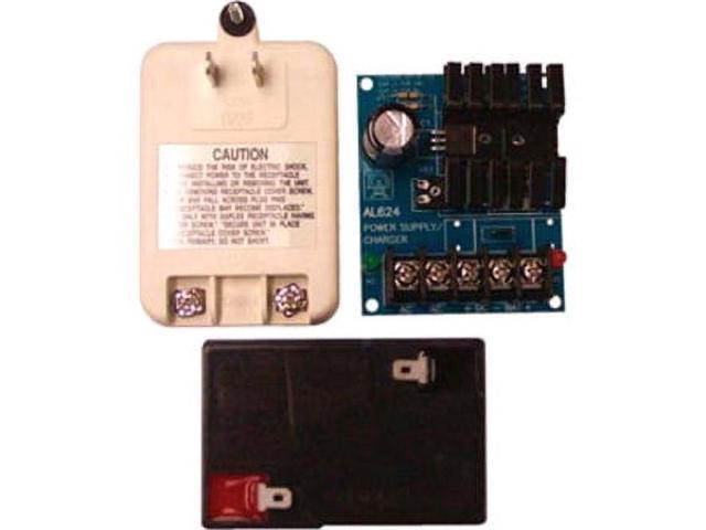 Altronix AL62412C Linear Power Supply Charger, Single Class 2 Output, 6/12/24VDC @ 1.2A, 16 to 24VAC Board, includes BT124 and TP1620