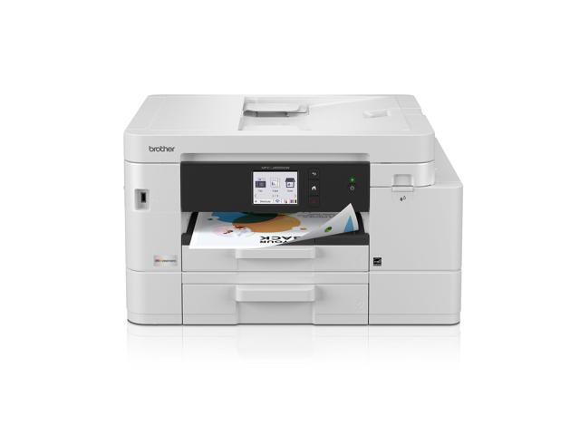 Brother - INKvestment 4555 Wireless Color All-in-One Inkjet Printer with 2 Paper Trays (MFCJ4555DW), Great for Small Offices - White - image 8