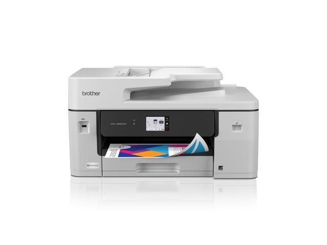 Brother - INKvestment 6560 Wireless Color All-in-One Inkjet Printer with 11”x17” capabilities (MFCJ6560DW) - Gray - image 4