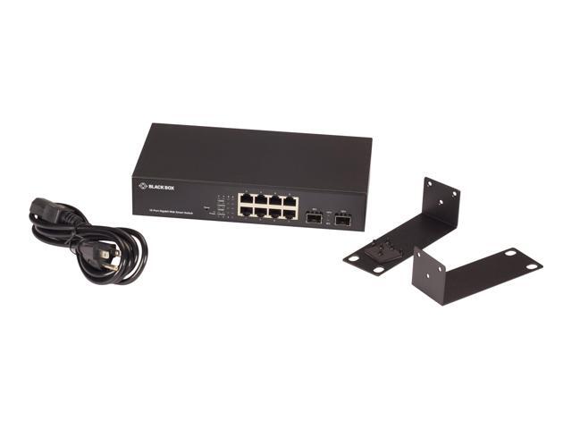 Black Box LGB700 Series Web Smart Gigabit Ethernet Switch - SFP, 10-Port