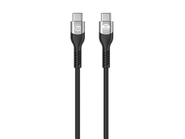 Manhattan USB 2.0 Type-C EPR Charging Cable 240 W / PD 3.1 356367